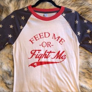 All American Baseball Tee